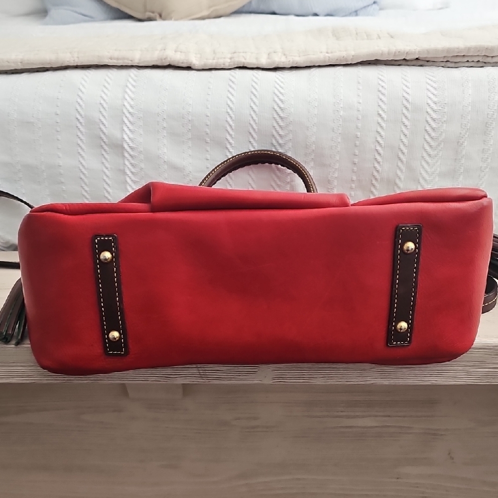 1HRSALE🔥Dooney & Bourke Red Florentine Satchel - Picture 4 of 11